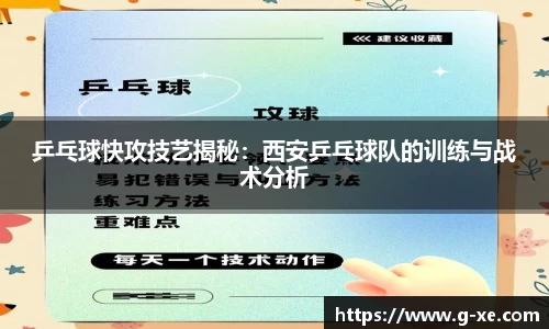 乒乓球快攻技艺揭秘:西安乒乓球队的训练与战术分析